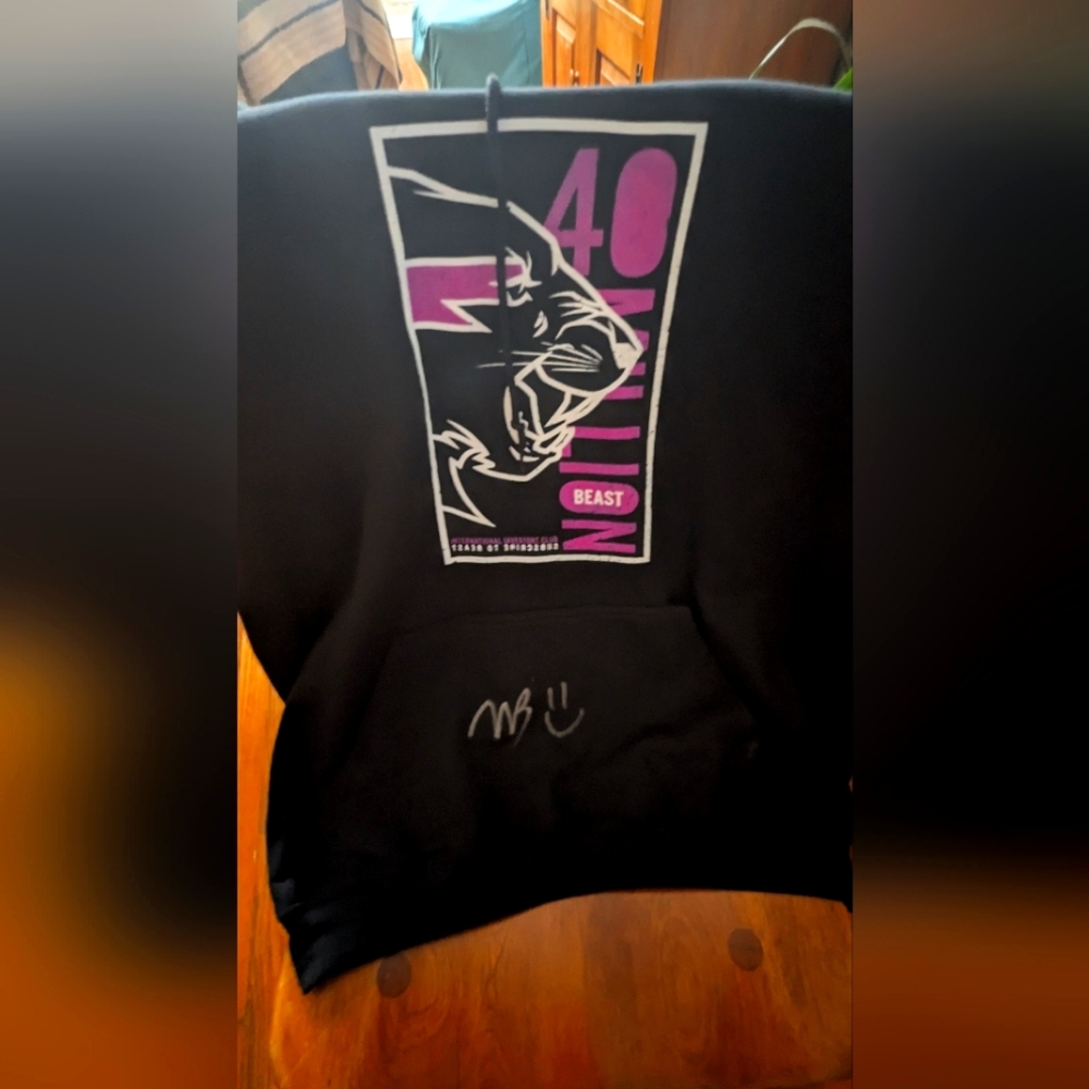Mr beast signed 40 million subscribers hoodie